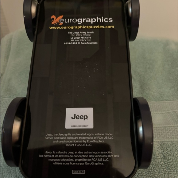 Eurographics Licensed Jeep Army Truck Tin - Picture 3 of 3